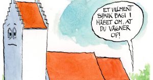 Folkekirken bliver ikke mere sexet af at være ængstelig