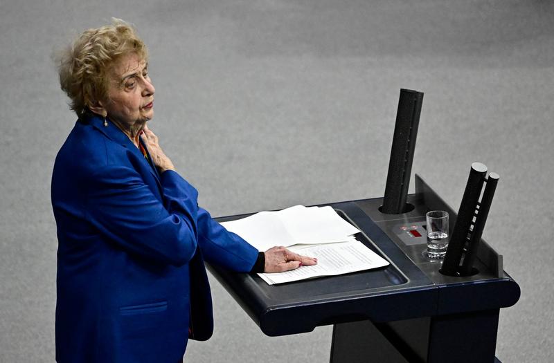 Holocaust survivor tells German lawmakers she is ‘afraid again to be Jewish’