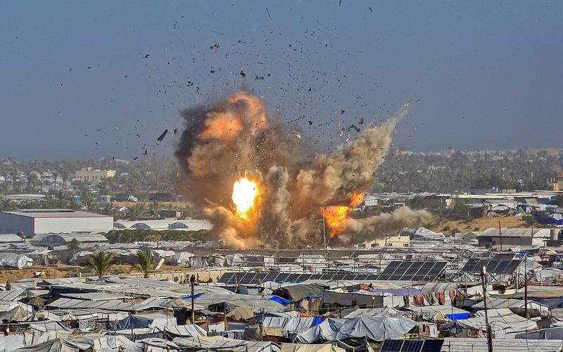 At least 28 Gazans said killed in wave of strikes as IDF responds to truce violation