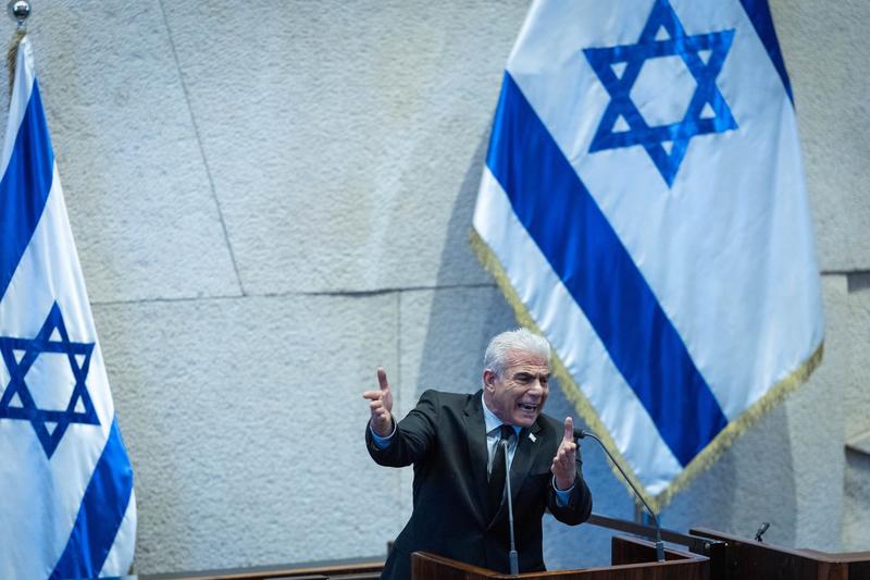 ‘Aren’t you ashamed?’ Lapid assails Netanyahu as judicial rift dominates Knesset birthday