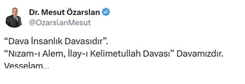 “Türk milliyetçilerinin ağabeyi olacağım”