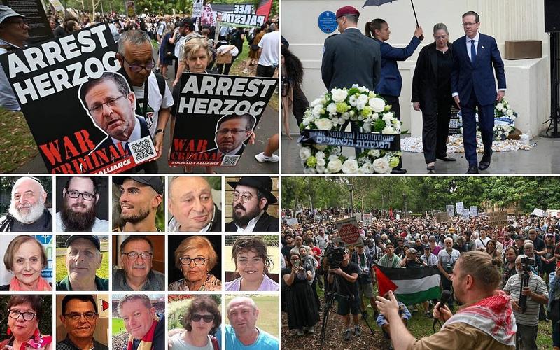 The despicable truth about the ‘pro-Palestinian’ protests against Herzog in Australia