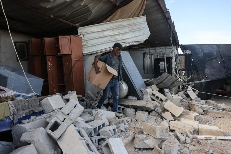 Settlers demolish 15 Palestinian homes, residents say, as West Bank attacks continue