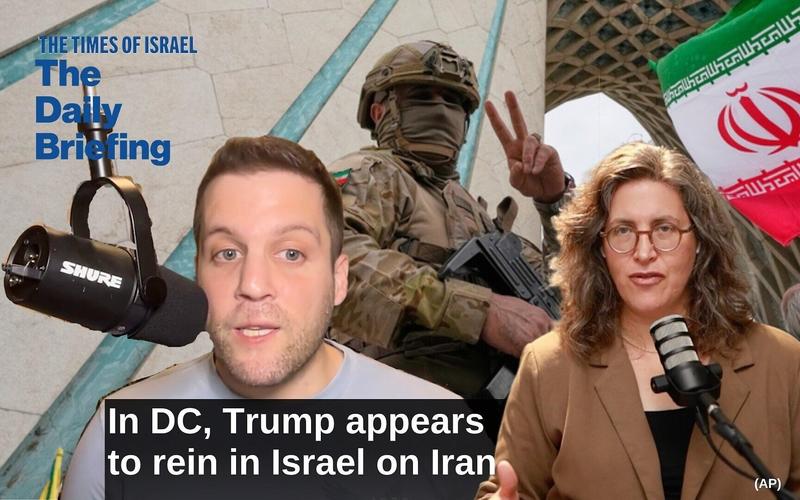 Daily Briefing Feb. 12 – In DC, Trump appears to rein in Israel on Iran