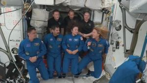 Crew headed by Jewish American Jessica Meir arrives at International Space Station