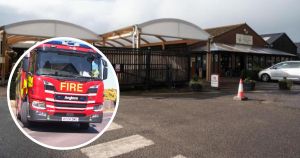 Garden centre remains closed after fire
