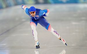 American Jewish speedskater Emery Lehman wins silver medal at Winter Olympics