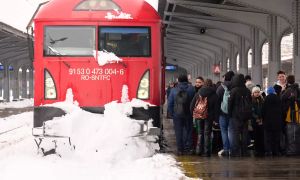 Snežna nevihta: zaradi snega motena promet in oskrba z elektriko