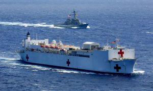 Trump na Grenlandijo poslal vojaško bolniško ladjo. Odgovor? »Ne, hvala!«