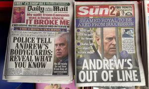 Andrew pred simbolno izgubo mesta za prestol