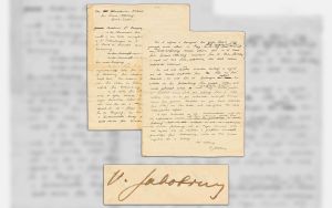 Jabotinsky letter revealing plea for funds to save European Jews heads to auction
