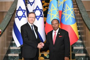 Visiting Ethiopia, Herzog touts Israel’s ‘strong’ relationships across Africa