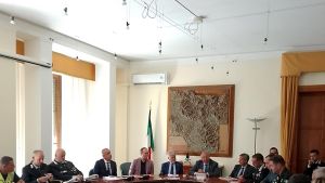Riunione del comitato provinciale per l’ordine e la sicurezza pubblica in Prefettura
