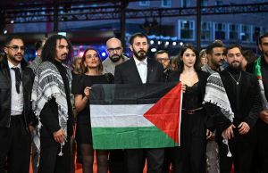 Filmmakers back Berlin festival chief after director’s Gaza ‘genocide’ speech sparks row