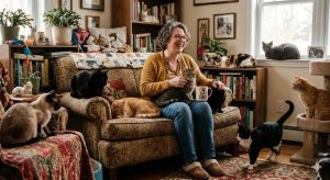 Kedili kadın imajı