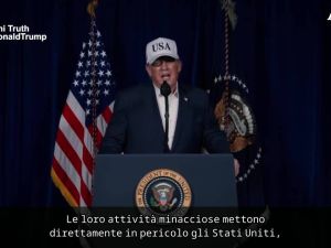 Trump annuncia l'inizio della guerra contro l'Iran