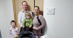 Couple to 'give back' to grieving parents after newborn son almost dies from sepsis