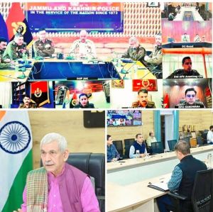 Stay Peaceful, Maintain Calm: LG Sinha Reviews Security Situation in J&K