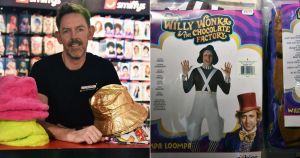 Adults rush to buy unique fancy dress outfits at city store