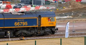 Major milestone as train arrives at Sizewell C