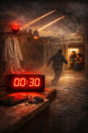 Thirty Seconds Between Siren and Shelter