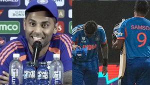 From mocking to bowing down! When Suryakumar Yadav laughed off Sanju Samson suggestion in T20 WC - WATCH
