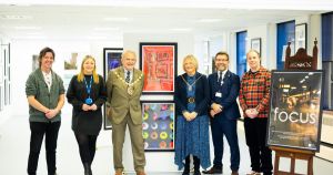 Students take centre stage at art exhibition