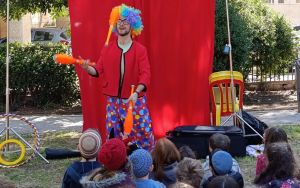 In Jerusalem’s Katamon neighborhood, levelheadedness and levity prevail as rockets fly