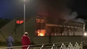 Incendio al centro commerciale Prix di Tolmezzo