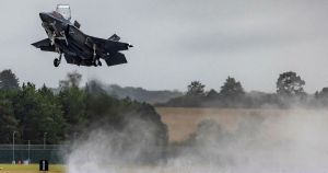 Norfolk fighter jets shoot down drones over Jordan