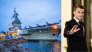 Macron ai francesi: “Solo operazioni difensive. Portaerei nel Mediterraneo e una fregata a Cipro”