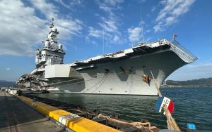 Macron orders French aircraft carrier to Mediterranean to protect allied assets in region