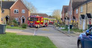 Woman arrested following major house fire