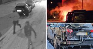 Thugs get off scot-free after setting fire to car and terrorising woman