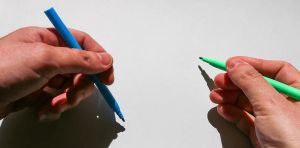 I study why zebrafish larva prefer to circle left or right, to understand how and why human brains encode right‑ and left‑handedness