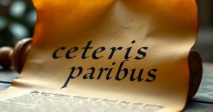 Ceteris Paribus para mortales