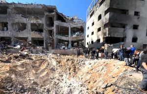 Historic Tel Aviv Bauhaus building damaged by Iran missile explosion