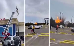 Azerbaijan threatens to respond after Iranian drones hit airport and near school