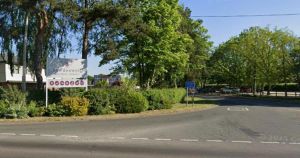 Crash near garden centre causing delays on major road