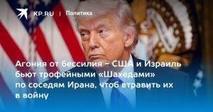 Агония от бессилия - США и Израиль бьют трофейными «Шахедами» по соседям Ирана, чтоб втравить их в войну
