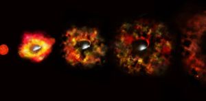 Lo que la extinción de una estrella masiva nos enseña sobre el origen de los agujeros negros