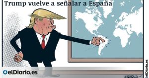 Trump vuelve a señalar a España