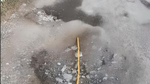 Strade collinari piene di buche e pericolose