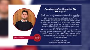 Antalyaspor’da Sinyaller Ne Anlatıyor?