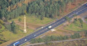 Long queues on A11 as lane blocked