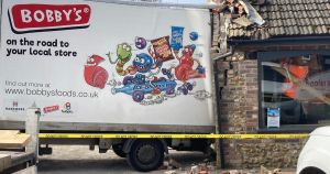 Deli shut for 'foreseeable future' after van crashed into it