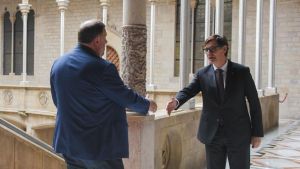 Las vías del Govern y ERC para superar el escollo del IRPF para los presupuestos: de la enmienda al compromiso de Sánchez