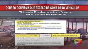 Correo revela compra de aditivo por $US366.691 sin contrato y plantea quién asume el pago