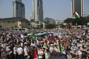 Indonesia’s cabinet secretary is sanitising genocide in Gaza