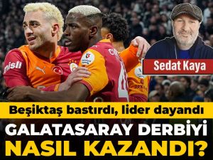 Beşiktaş bastırdı lider dayandı: Galatasaray bu derbiyi nasıl kazandı?